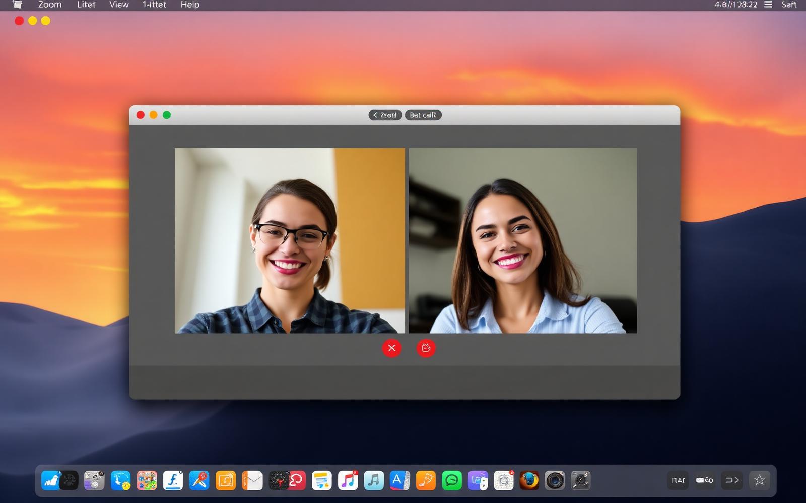 Super joining a video call